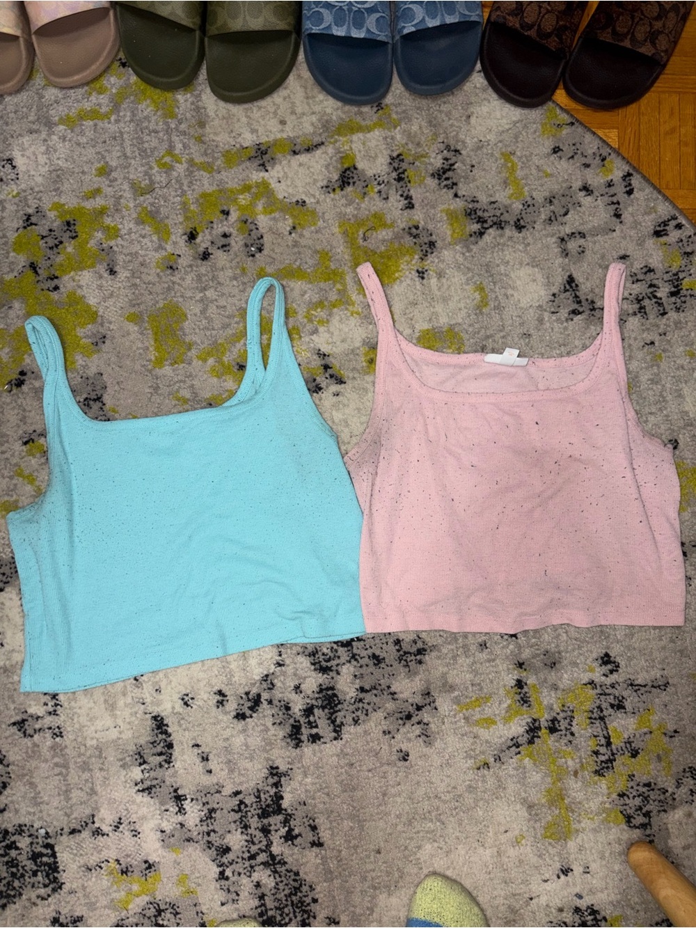 Colsie Blue and Pink Cropped Tank BUNDLE 🩵🩷